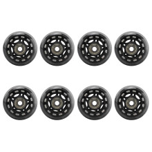 Inline Skate Wheels 8Pack 6480mm Outdoor Freestyle Durable Replacement Wheels For Hockey Blades
