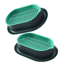 Pet Cats Grass TwoPiece Potted Hydroponic Grass Grow Box Tray Greenhouses For Cats Digestion Support