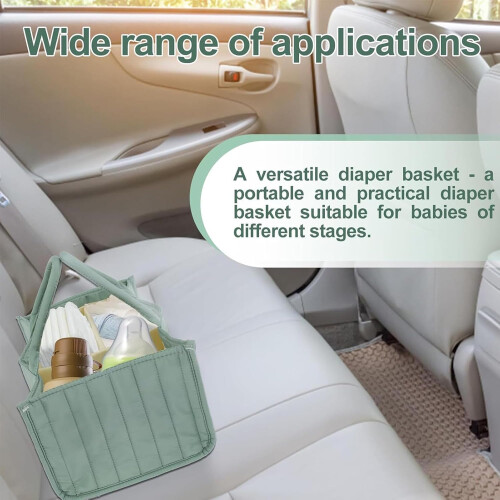 Nursery Storage Basket for Bedside, Bathroom and Desk Use 1