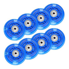 Inline Skate Wheels Replacement 68mm 8Pack for Indoor and Outdoor Speed Skating Compatible with Various Skate Sizes