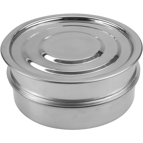 Stainless Steel Sprouting Tray Kit With Drainage Mesh For Bean Sprouts And Microgreens, Stackable Container Set (A) 2