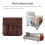 Bedside Caddy For Noise Reduction, Remote Control Holder With Create Extra Storage, Hanging Soft Felt Pockets Bedside Storage For Easy Access To Items 6