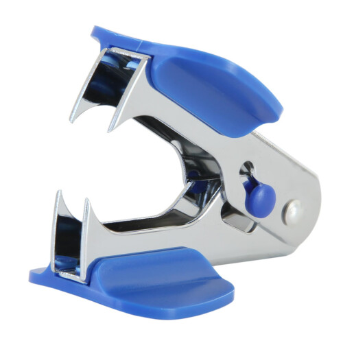 Lightweight Stapler Staple Remover, Portable EasytoUse Practical Effective JawStyle Staple Removal Tool (Blue)
