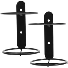 2pcs Spiral Wine Racks Wall Mounted Metal Wine Holder Single Bottle Holders Glass Bottle Holder For Home Bar