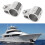 2 Stück Bimini-Top-Kieferrutschen, abnehmbare 12