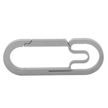 Geruchsneutraler Schlüsselanhänger mit Schnellverschluss, multifunktionaler Anti-Verlust-Karabiner, robustes Outdoor-Zubehör für Wandern und