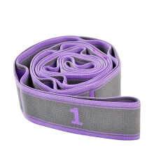 Sangles d'étirement avec boucle pour le yoga, la danse et la gymnastique, bandes de résistance durables pour une meilleure flexibilité et la