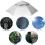 Hands Umbrella Sun Umbrellas for Rain Large Light Windproof UV Protection Blue Silver 2