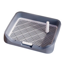 Pet Toilet Training Holder Indoor Dog Potty Training Pad Puppy Training Tray Pet Training Toilet Grey