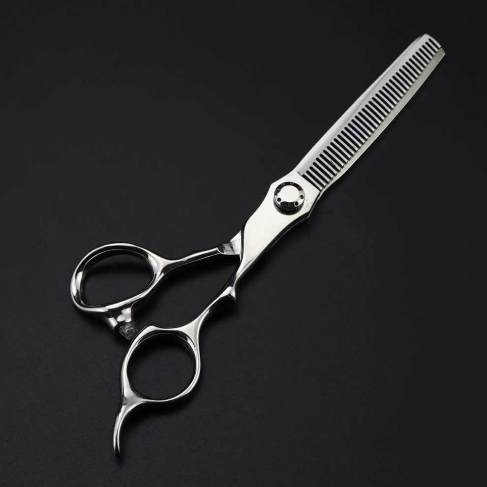Silver Hair Cutting Scissors, 6.5Inch Professional Upscale Scissor Cutting Barber Haircut Thinning Shears Hairdresser Scissors