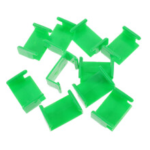 Track Fixer Track Connectors Adaptor The Railway Track Blue Track Buckle Model Railway Train Buckle Pull Buckle Green Plastic Pack of 10