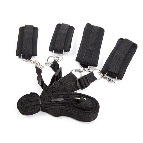 Κιτ συγκράτησης BDSM Bondage, ρυθμιζόμενες χειροπέδες καρπού μηρού για οικεία