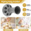 Icing Bag Holder 8 Nozzle Slots Plastic Icing Bag Stand For Cake Decoration Set A 3