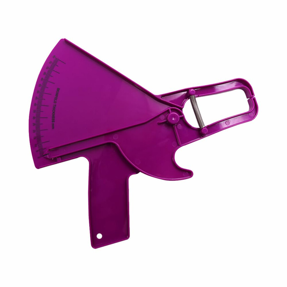 Purple Body Fat Caliper Professional Skinfold Caliper 0Mm80mm Range For Body Fat Percentage Measurement