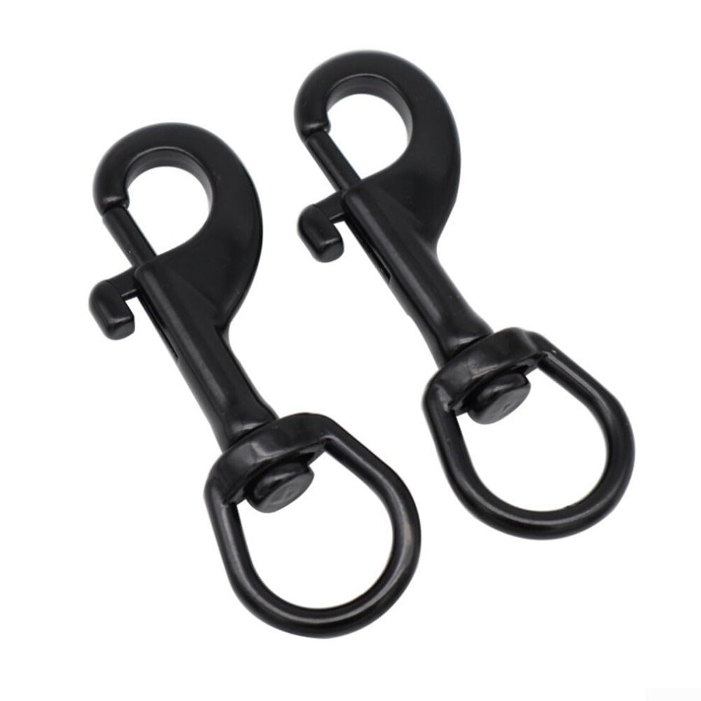 2Pcs 316 Stainless Steel Swivel Eye Bolt Snap Hook, 115Mm, 360 Rotating Clip, Scuba Gear, Pet Leash, Silver 9119770140814