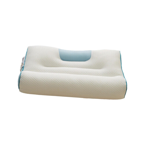 Neck Pillow for Neck Support, Soft Comfortable Sleeping Pillow, Blue