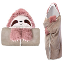 Sloth Blanket, Cuddly Blanket with Sleeves, Portable Blanket, Sloth Gift for Women