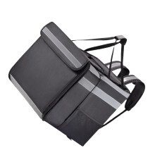 Commercial Grade Insulated Delivery Backpack, Layered Design, Heat Resistant, Takeout Delivery Bag For Restaurants