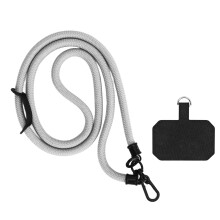 Cordino universale per telefono, cinturino per telefono a mani libere, design con cordino regolabile, cordino in nylon resistente, materiale delicato