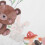 Baby Cartoon Tier Muster Monatliche Milestone 10