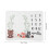 Baby Cartoon Tier Muster Monatliche Milestone 12