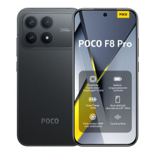 POCO F8 Pro Black 12 GB + 512 GB - High-End Snapdragon 8 Elite, HyperRGB AMOLED Display POCO 120 Hz 6.59"