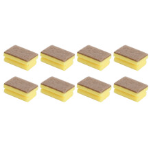 Esponja durável e reutilizável, feita de celulose que não risca, para uma limpeza segura. Sua versatilidade garante a realização de diversas