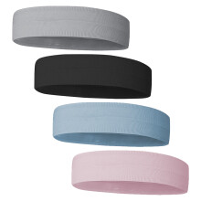 Ademende, zweetabsorberende, zachte trainingshoofdband van antislip, elastische stof. Breed toepasbaar voor sport, hardlopen en fitness.