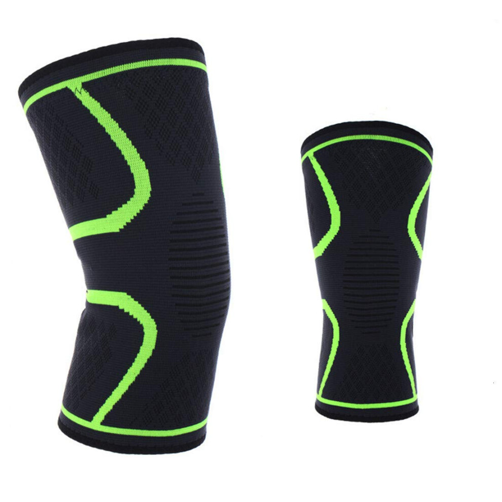 DearXiaoBao Pack of 2 Knee Support Sports Compression Knee Bandage for Basketball Volleyball Running Knee Support for Knee Pain S Ref: 4005