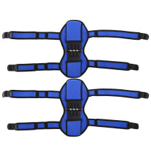 Supporto per articolazione del ginocchio in tessuto traspirante con molle di rimbalzo, stabilizzatore rotuleo Power Lift per alleviare il dolore,