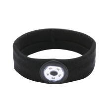Handsfree LED-hoofdband voor betere zichtbaarheid, vochtregulerend en elastisch, lichtgewicht, waterdicht, universele maat, oplaadbare batterij.