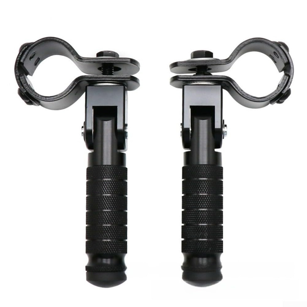 Alloy Foot Pegs Cnc Folding Rear Footrest Toughness Antislip 8Mm Bolton For Motorcycles And Electric Bikes Black 9001264296025
