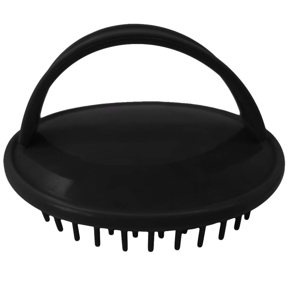 Purple/Black Hair Scalp Massager Shampoo Brush Scalp Care Manual Head Massager Dandruff Removal