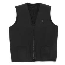 Gilet riscaldante per uomo e donna, ricaricabile tramite USB, sistema di riscaldamento a infrarossi, riscaldamento completo, portatile, a basso