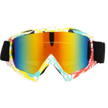 Motorcrossbril, stof- en winddicht, lichtgewicht, UV400-bescherming, anticondens, verstelbare band, buigbaar frame, multifunctioneel.