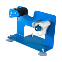 Large desktop tape dispenser with 4 suction cups, easy to use, metal cutter, saves effort, suitable for commercial use.
