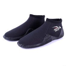 Neoprene Wetsuit Boots 5Mm, AntiSlip Wave Pattern Outsole, Amphibious Design For Fishing Kayaking Hiking, Size L 4142
