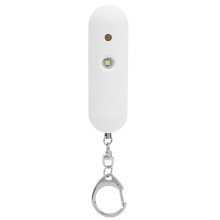 Persoonlijk veiligheidsalarm met LED-flitslicht, oorverdovend geluidsalarm, sleutelhanger voor vrouwen, mannen, ouderen en kinderen.