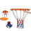 2 Stück Basketballnetz-Ersatz, robust, 12 5