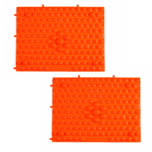 Esterilla de reflexología resistente y duradera, esterilla de masaje de pies portátil con acupresión óptima, saludable y segura para la