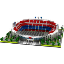 DIY Building Toy Model 3D Puzzle Soccer Fans Gift, Nou Camp Stadium Model, Adult Construction Toy