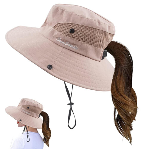 Fischerhut mit breiter Krempe für Damen,