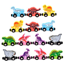 Magnetic Dinosaur Train Set, Children's Toy Interactive Playset for Motor Skills