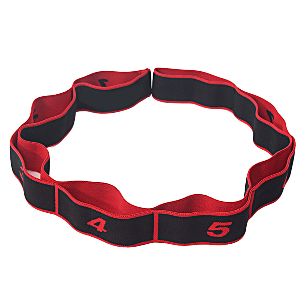 Yoga Pilates Gym Fitness Exercise Band, Supports Physical Therapy And Promotes Blood Circulation, Integrated Loop Handle For Enhanced Control
