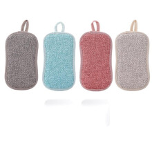 Esponjas de limpeza doméstica que não riscam, multiuso e duráveis para limpeza pesada, laváveis à máquina e de secagem rápida.