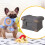 Bone Shaped Pet Urn Box Gray Small Size S Large Capacity Keepsake Organizer Memorial Container 3
