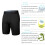 Kompressions-Sportshorts, hohe Elastizität, kühl, 10