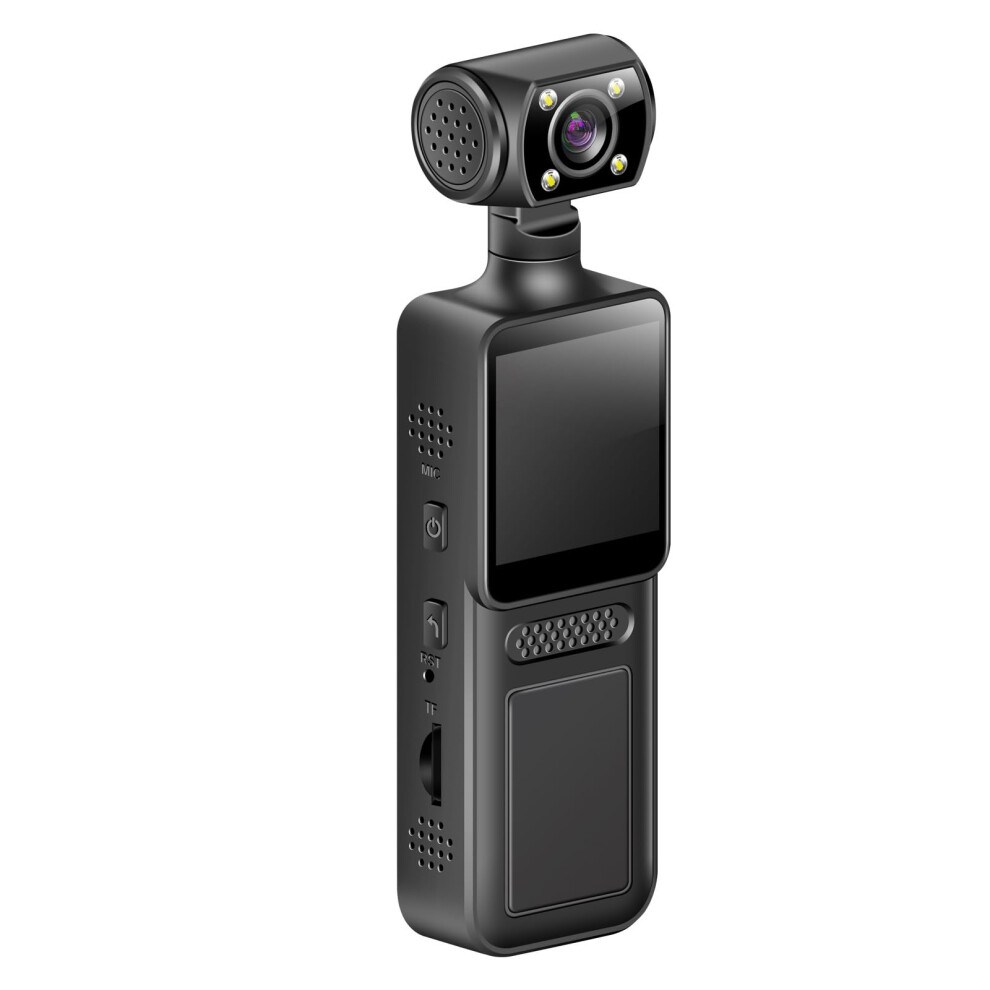 4K Body Camera Small Wearable Video Recorder Portable 180Degree Rotatable Lens Wifi Outdoor Sport Action Recorder 9119770144980