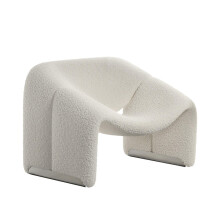 Bean Bag Chair Cream White Living Room And Bedroom Use Balcony Use Sofa Seat