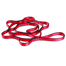 Verstellbare Daisy Chains, mit 22 kN Bruchlast, Yoga-Hängematten-Verlängerungsgurt, hochwertige Nylon-Kletterschlinge, Fitness-, Pilates- und